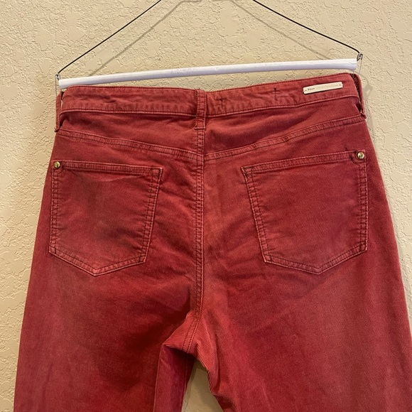 Pilcro The Letterpress Script Coduroy Cropped Skinny Pants - Picture 7 of 10